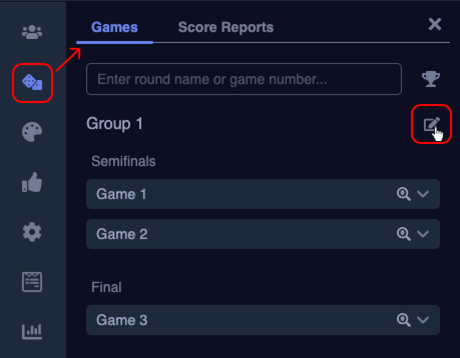 How to Show Group Names (March Madness Bracket Only)? Common Ninja